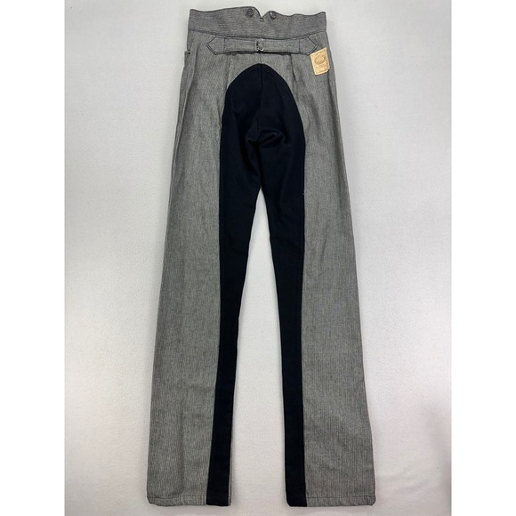 Wah Maker Pants Mens 28 Black Striped Frontier Wear Cowboy Western Rodeo‎ - Picture 3 of 12